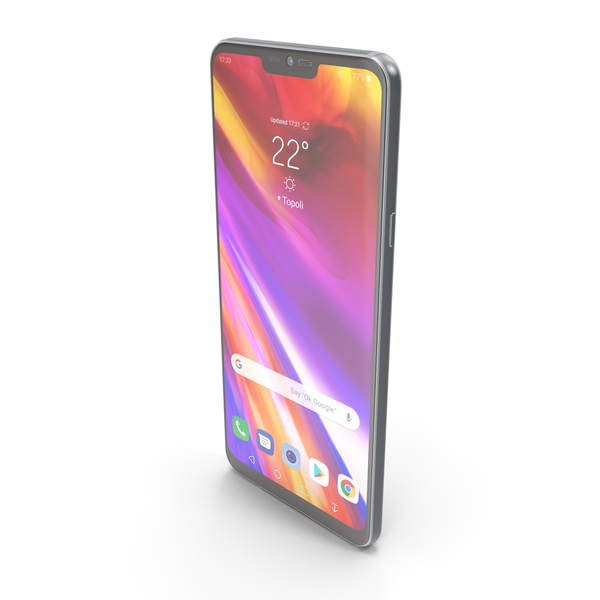 Smartphone: LG G7 ThinQ New Platinum Gray PNG & PSD Images Smartphone: LG G7 ThinQ New Platinum Gray PNG & PSD Images