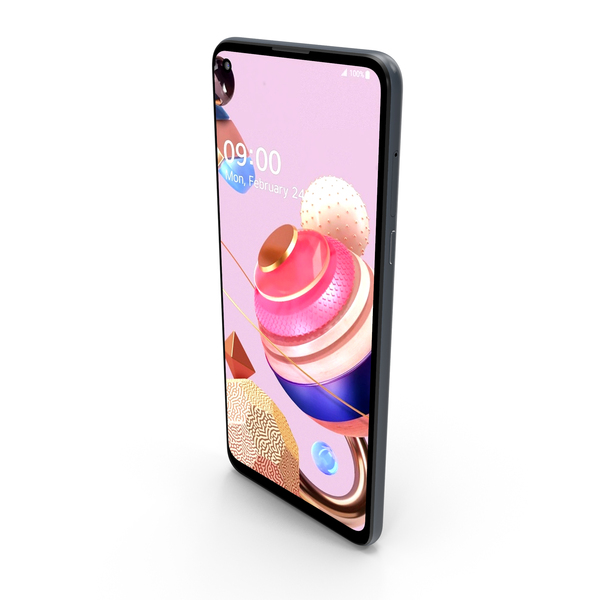 Smartphone: LG K51S Blue PNG & PSD Images Smartphone: LG K51S Blue PNG & PSD Images