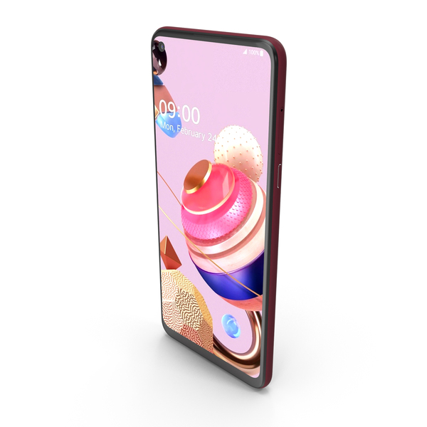 Smartphone: LG K51S Pink PNG & PSD Images Smartphone: LG K51S Pink PNG & PSD Images