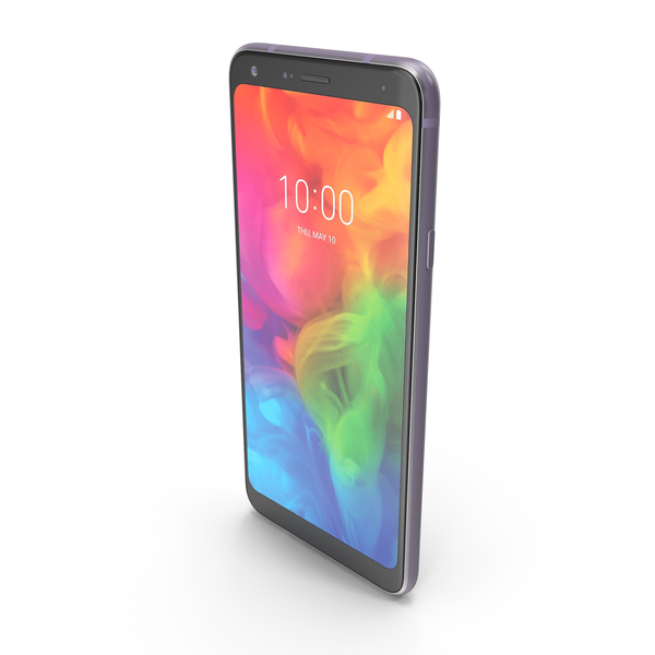 Smartphone: LG Q7 Lavender Violet PNG & PSD Images Smartphone: LG Q7 Lavender Violet PNG & PSD Images