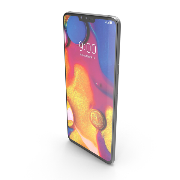 Smartphone: LG V40 ThinQ Platinum gray PNG & PSD Images Smartphone: LG V40 ThinQ Platinum gray PNG & PSD Images