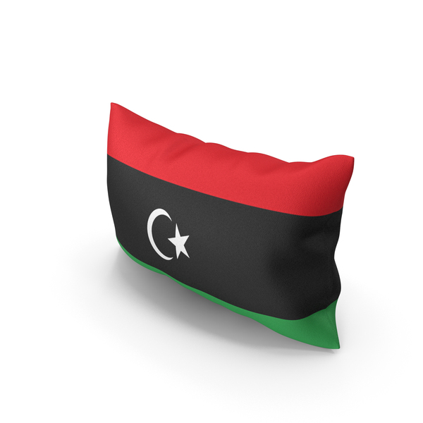 Flag: Libya Country Pillow PNG & PSD Images Flag: Libya Country Pillow PNG & PSD Images
