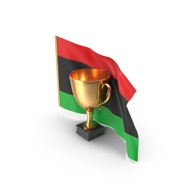 Libya Golden Trophy Flag PNG & PSD Images Libya Golden Trophy Flag PNG & PSD Images