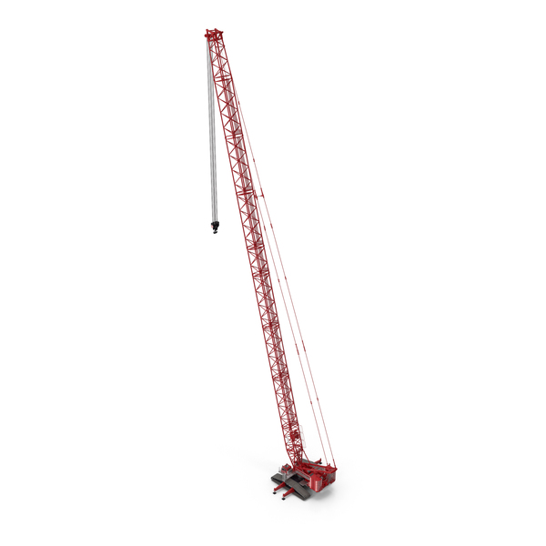Industrial: Liebherr Crawler Crane LR 1600/2 S96m Red PNG & PSD Images Industrial: Liebherr Crawler Crane LR 1600/2 S96m Red PNG & PSD Images