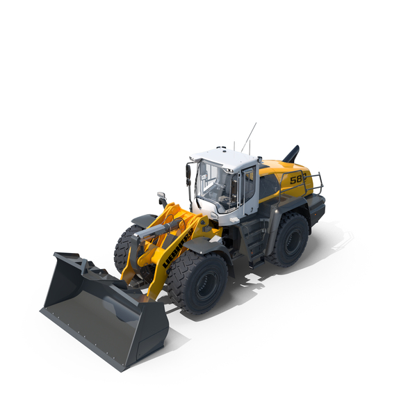 Liebherr L580 XPower Wheel Loader Z-Bar PNG & PSD Images