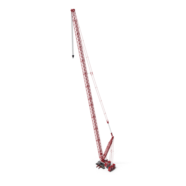 Industrial Equipment: Liebherr LR 1600 2 HSDB 144m Red With White Cabin PNG & PSD Images Industrial Equipment: Liebherr LR 1600 2 HSDB 144m Red With White Cabin PNG & PSD Images