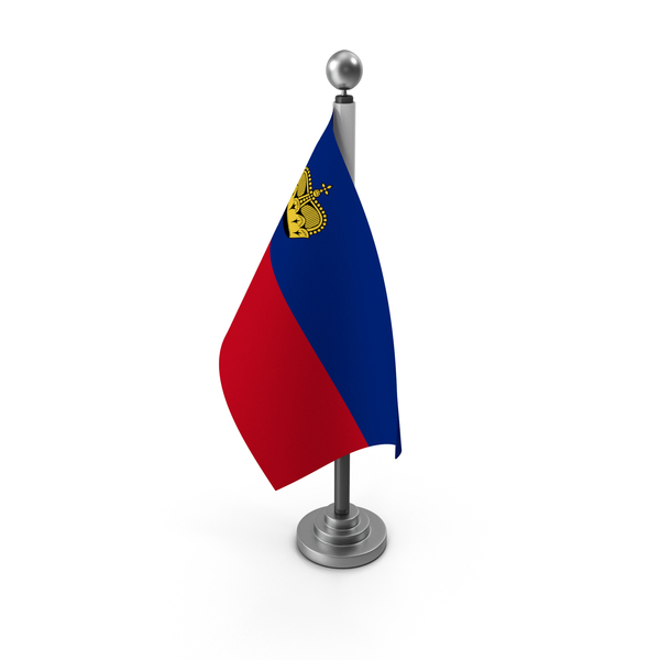 Liechtenstein Table Flag PNG & PSD Images