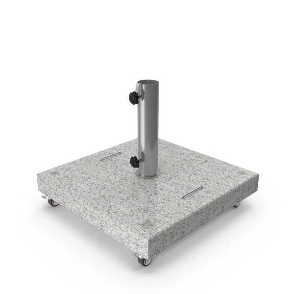 Patio Umbrella: Light Granite Base On Wheels PNG & PSD Images Patio Umbrella: Light Granite Base On Wheels PNG & PSD Images