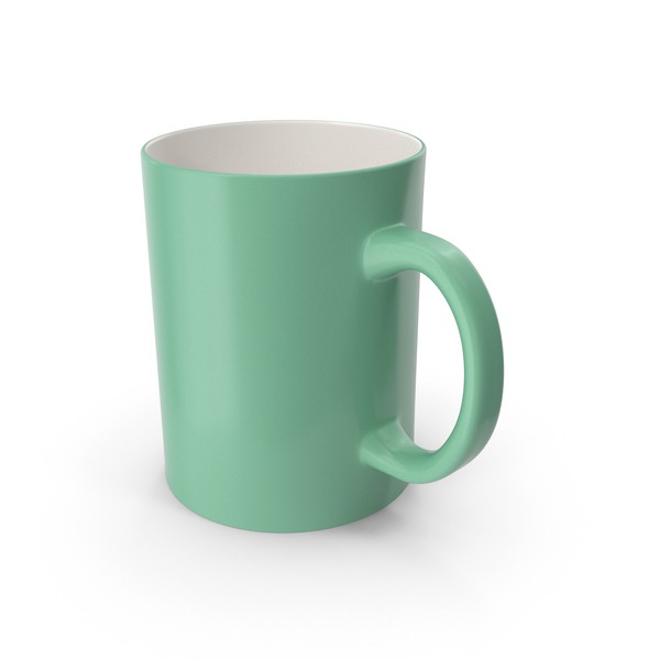 Zarf: Light Green and White Cup PNG & PSD Images