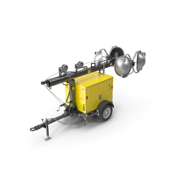 Mobile Construction: Light Tower Mast Trailer PNG & PSD Images Mobile Construction: Light Tower Mast Trailer PNG & PSD Images