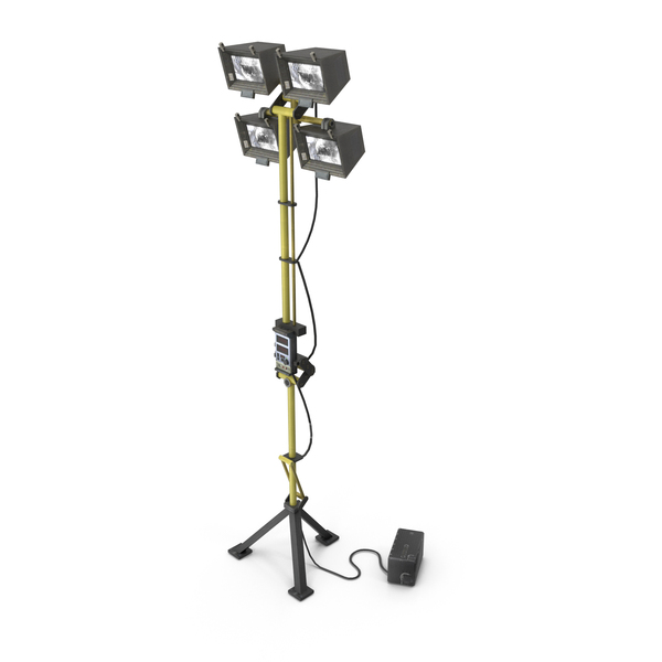 Construction Equipment: Light Tower Rig PNG & PSD Images Construction Equipment: Light Tower Rig PNG & PSD Images