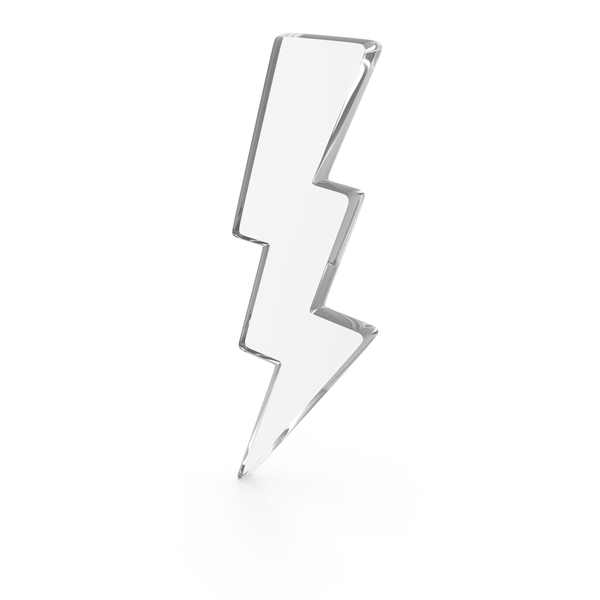 Symbols: Lightning Storm Icon Glass PNG & PSD Images