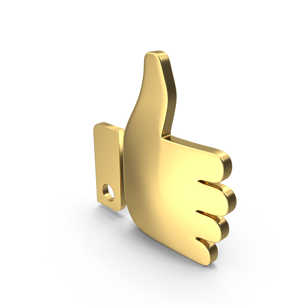 Thumbs Up: Like Gold PNG & PSD Images Thumbs Up: Like Gold PNG & PSD Images
