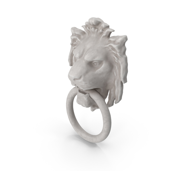 Door Knocker: Lion Head Decor Ring PNG & PSD Images