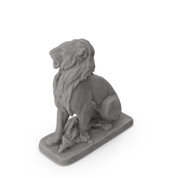 Lion With Prey Stone Statue PNG & PSD Images Lion With Prey Stone Statue PNG & PSD Images