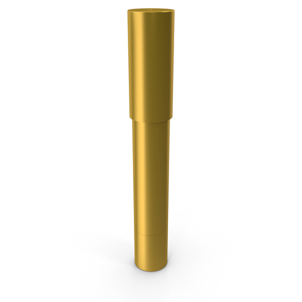 Lipstick Crayon Gold PNG & PSD Images