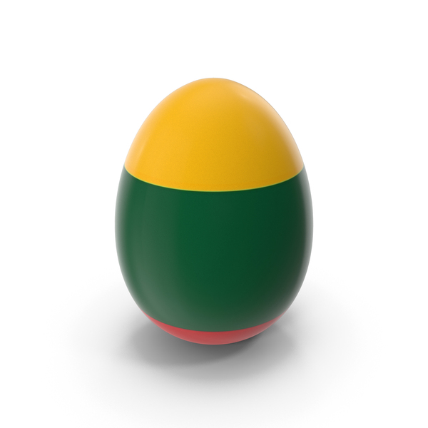 Lithuania Country Flag On Egg PNG & PSD Images Lithuania Country Flag On Egg PNG & PSD Images