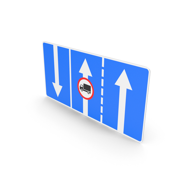 Signs: Lithuania Sign Traffic In Lanes PNG & PSD Images