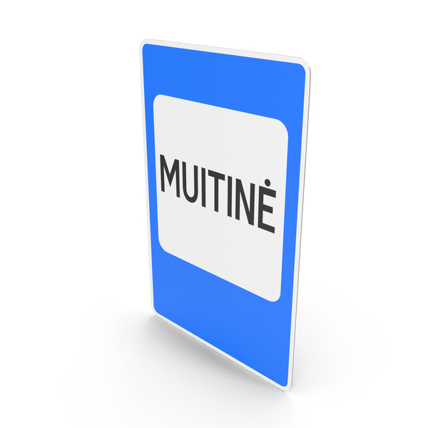 Traffic Signs: Lithuanian Sign Customs Area PNG & PSD Images