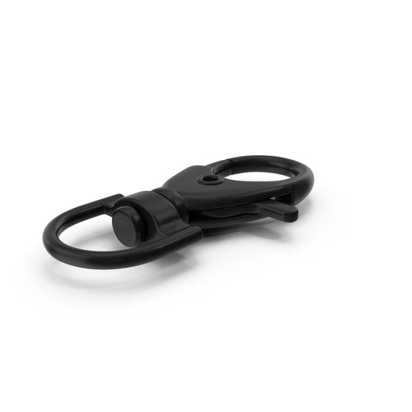 Snap: Lobster Claw Clasp Black PNG & PSD Images