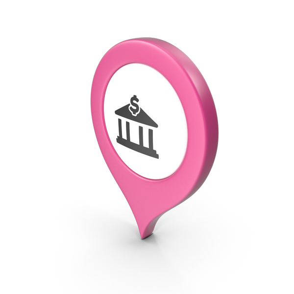 Computer Icon: Location Sign Bank Pink PNG & PSD Images Computer Icon: Location Sign Bank Pink PNG & PSD Images