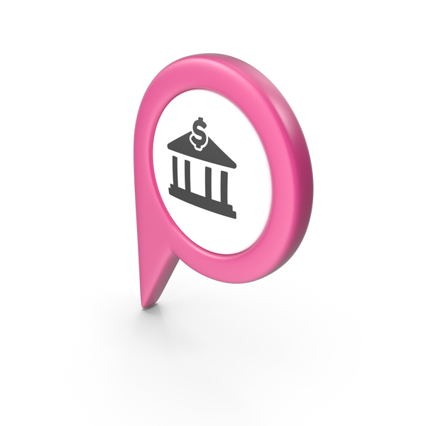 Computer Icon: Location Sign Bank Pink PNG & PSD Images Computer Icon: Location Sign Bank Pink PNG & PSD Images
