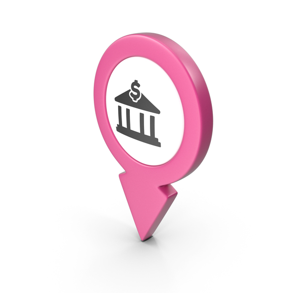 Computer Icon: Location Sign Bank Pink PNG & PSD Images Computer Icon: Location Sign Bank Pink PNG & PSD Images