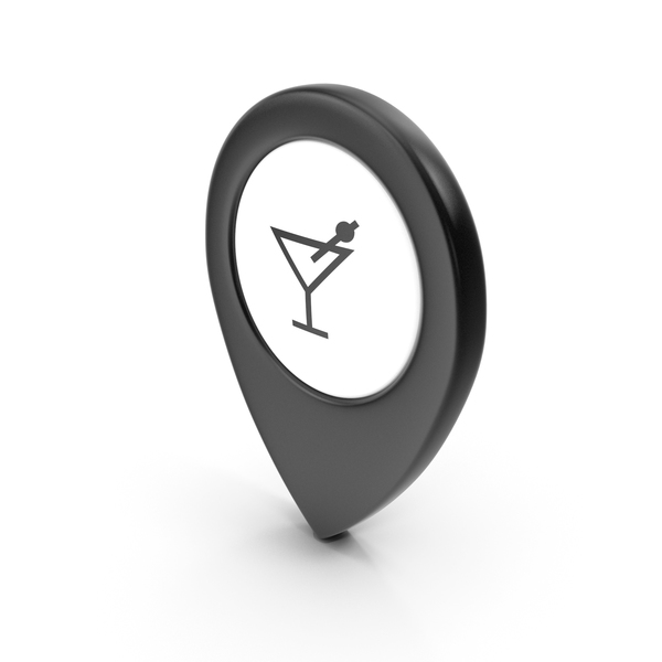Computer Icon: Location Sign Bar Black PNG & PSD Images