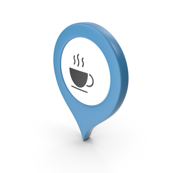 Computer Icon: Location Sign Coffe Blue PNG & PSD Images Computer Icon: Location Sign Coffe Blue PNG & PSD Images
