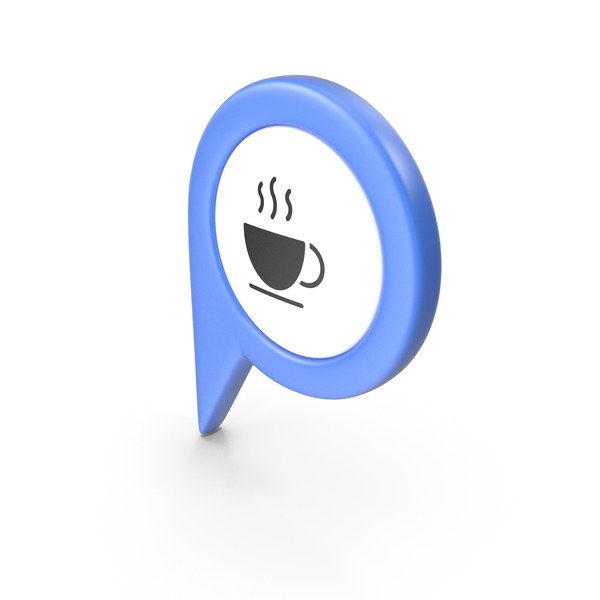 Computer Icon: Location Sign Coffe Blue PNG & PSD Images Computer Icon: Location Sign Coffe Blue PNG & PSD Images