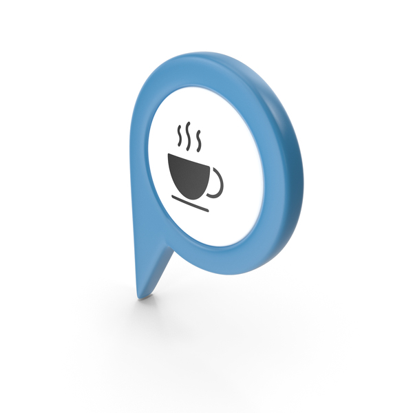 Computer Icon: Location Sign Coffe Blue PNG & PSD Images Computer Icon: Location Sign Coffe Blue PNG & PSD Images