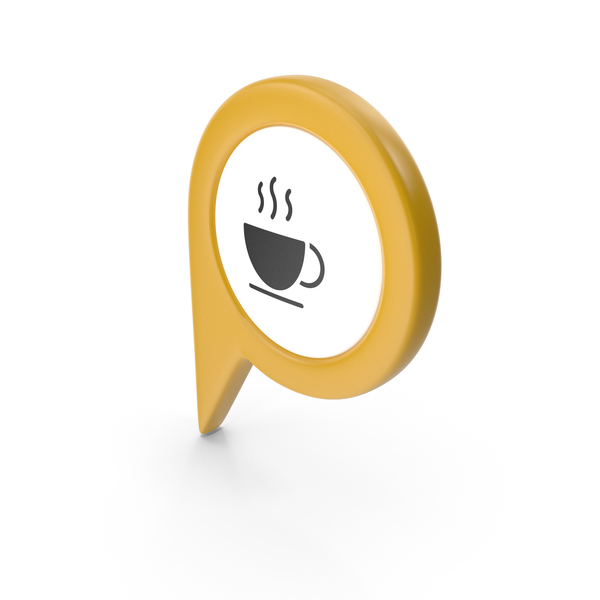 Computer Icon: Location Sign Coffe Yellow PNG & PSD Images Computer Icon: Location Sign Coffe Yellow PNG & PSD Images