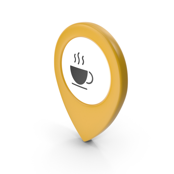 Computer Icon: Location Sign Coffe Yellow PNG & PSD Images Computer Icon: Location Sign Coffe Yellow PNG & PSD Images