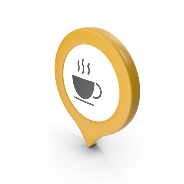 Computer Icon: Location Sign Coffe Yellow PNG & PSD Images Computer Icon: Location Sign Coffe Yellow PNG & PSD Images