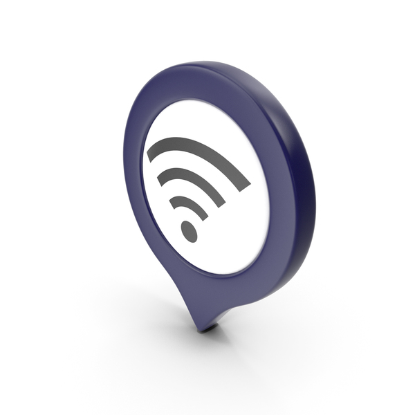 Wi Fi: Location Sign Wifi Dark Blue PNG & PSD Images