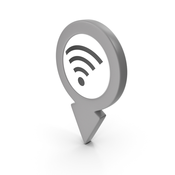 Wi Fi: Location Sign Wifi Grey PNG & PSD Images