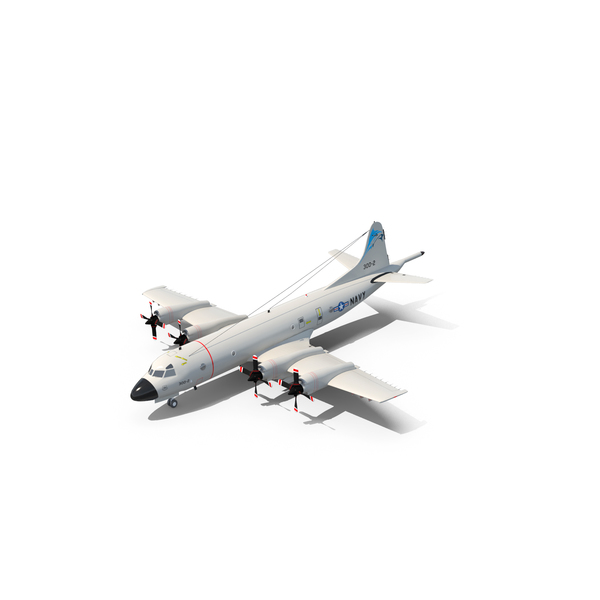 Spy Plane: Lockheed P3 Orion Military Airplane PNG & PSD Images