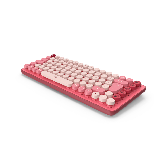 Logitech Keyboard with Emoji Keys Pink PNG Images & PSDs for Download ...