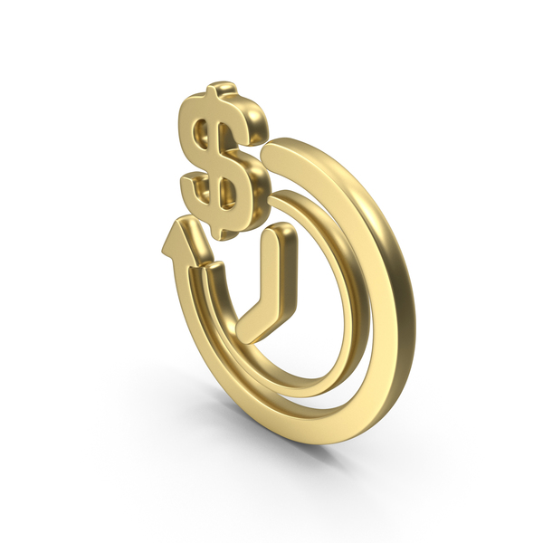 Logo Clock Dollar Time Running out Gold PNG & PSD Images