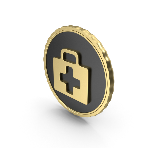 First Aid: Logo Medical kit Gold PNG & PSD Images