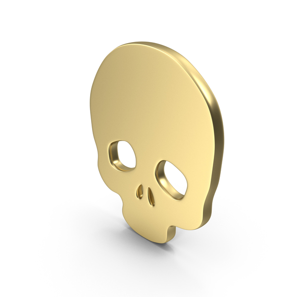 Goat: Logo Skull Gold PNG & PSD Images