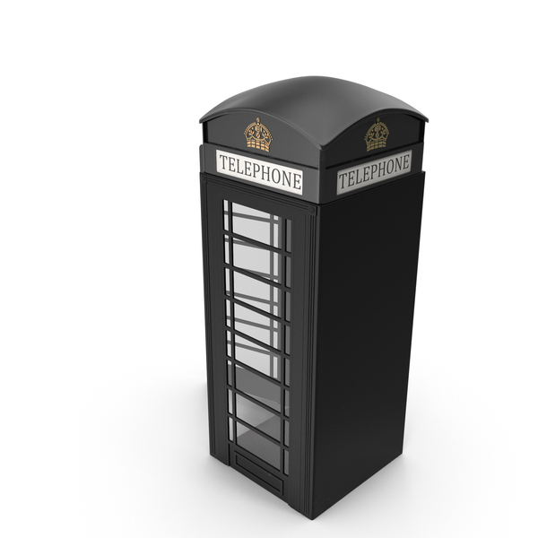 Booth: London Phone Box Black PNG & PSD Images Booth: London Phone Box Black PNG & PSD Images