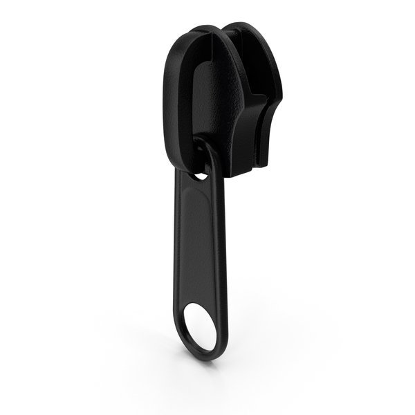 Zipper: Long Pull Slider Black PNG & PSD Images