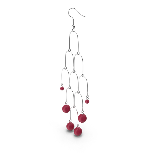 Fashion Accessories: Long Red Earrings PNG & PSD Images Fashion Accessories: Long Red Earrings PNG & PSD Images