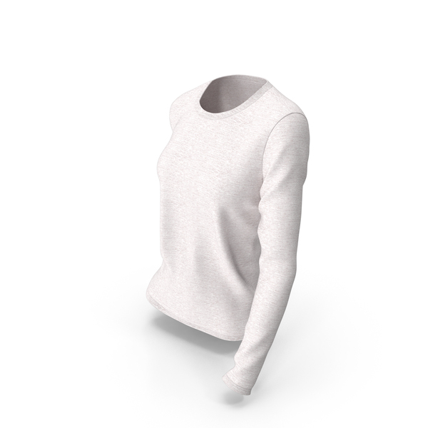 Clothing: Long Sleeve Worn Female Crew Neck White Blank PNG & PSD Images Clothing: Long Sleeve Worn Female Crew Neck White Blank PNG & PSD Images
