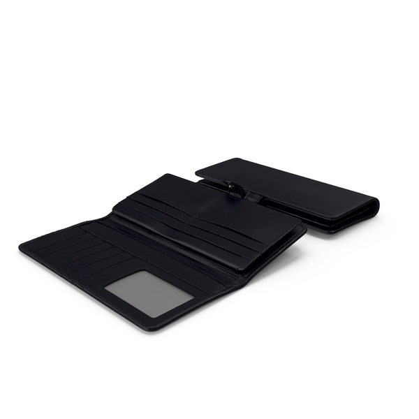 Long Wallet Black Set PNG & PSD Images Long Wallet Black Set PNG & PSD Images
