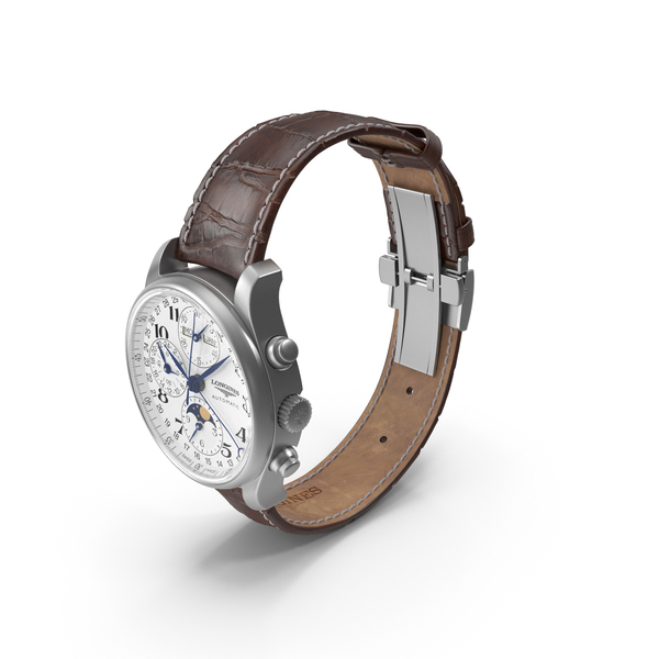Men's Wrist Watch: Longines Master Collection PNG & PSD Images Men's Wrist Watch: Longines Master Collection PNG & PSD Images