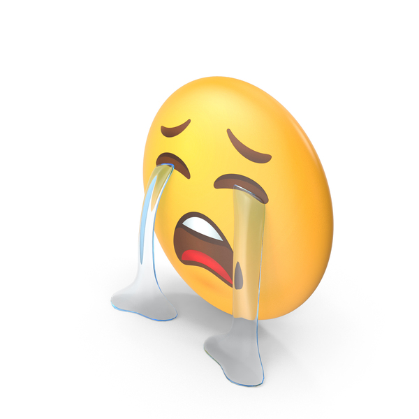 Facial Expression: Loudly Crying Face Button Emoji PNG & PSD Images Facial Expression: Loudly Crying Face Button Emoji PNG & PSD Images