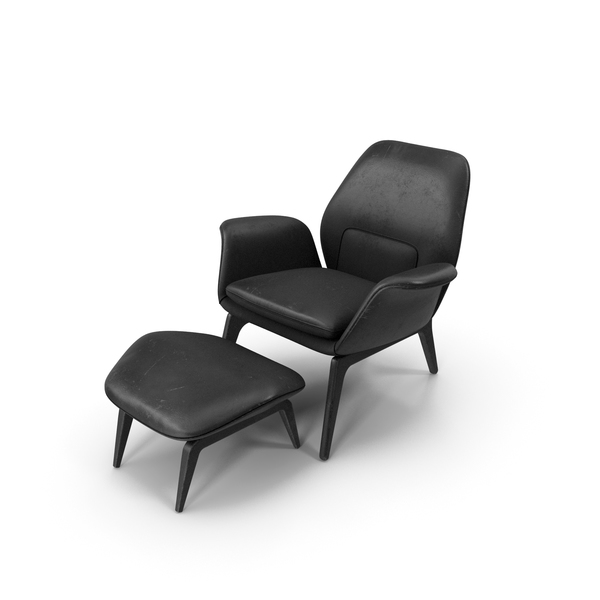 Arm: Lounge Chair Black Worn PNG & PSD Images Arm: Lounge Chair Black Worn PNG & PSD Images