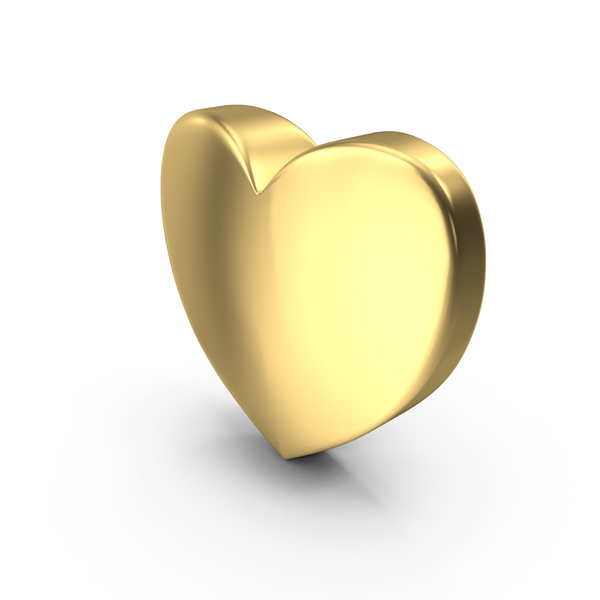Heart Shape: Love Gold PNG & PSD Images Heart Shape: Love Gold PNG & PSD Images
